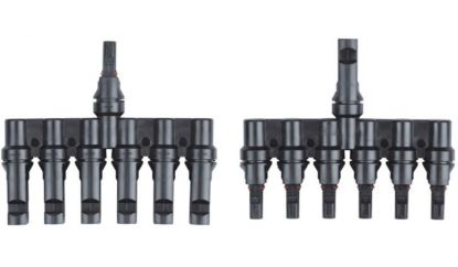 T2-Branch MC4 Solar Connectors for Parallel PV Systems