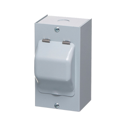Europa 2-Module Metal Enclosure with Lid (IP40)