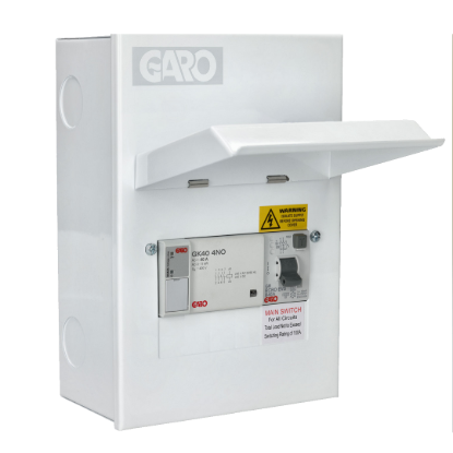 Garo EV Consumer Unit - 40A Type A RCBO, PME Detection (G6EV40PME)