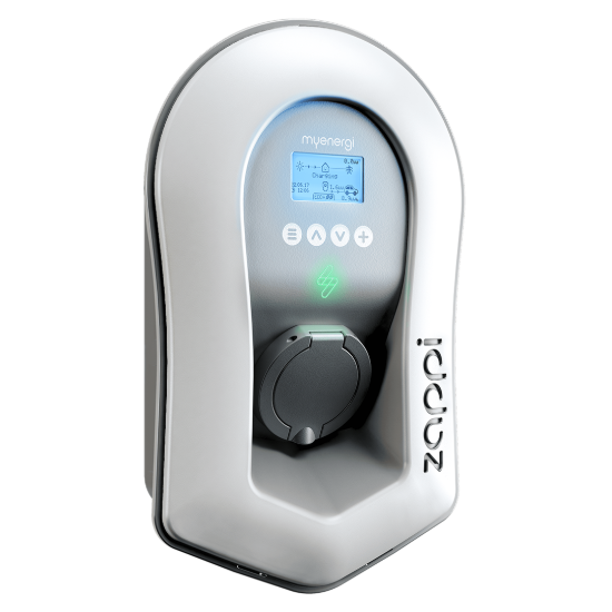 myenergi Zappi Smart EV Charger (7kW/22kW) Untethered Type 2 – White