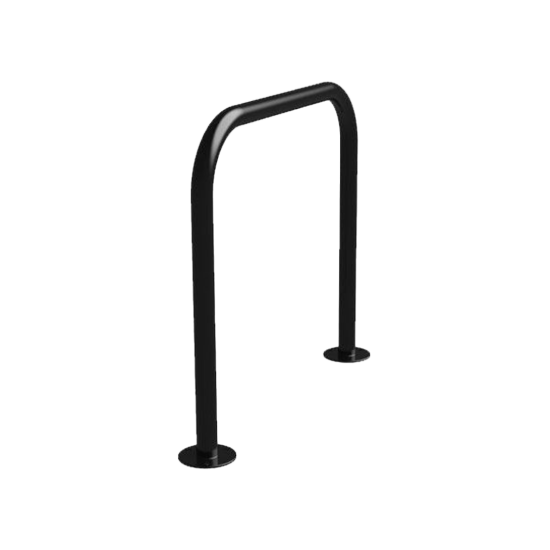 Surface Bolt-Down EV ChargePoint Protector - Galvanised Black, 800mm x 750mm