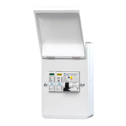 Whitecliffe Metal EV Consumer Unit - 40A Type A C Curve RCBO + SPD (WMRC40CSP)