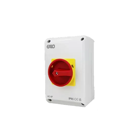 Garo SIAC420IP65 AC Safety Switch 20 Amp 4 Pole IP65 Isolator