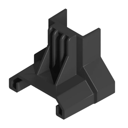 Esdec ClickFit Evo End Clamp - Black Metal Roof Adapter